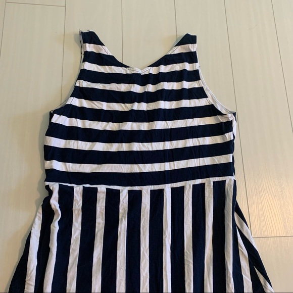 Women’s Chaps Blue & White Striped Maxi Dress Size XL - Picture 9 of 11
